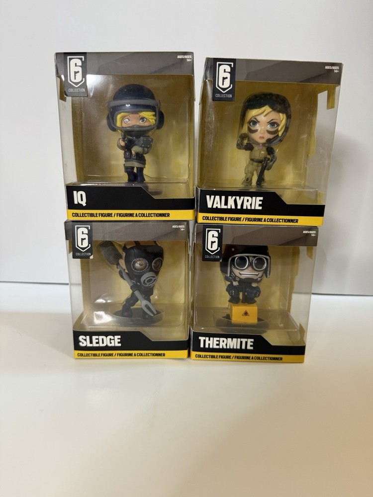 Rainbow Six Siege Extreme Play Figure Collection Series 1 Lot Of 4 New Sealed