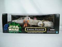 K21i05202 Y-WING FIGHTER MISB MINT IN SEALED BOX 1999 STAR WARS POTF POWER FORCE