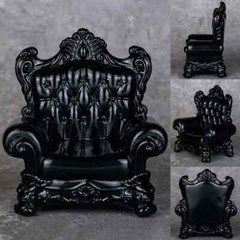 1/6 Throne Single Sofa Chair Seat For Figure Model for Action Figure prop