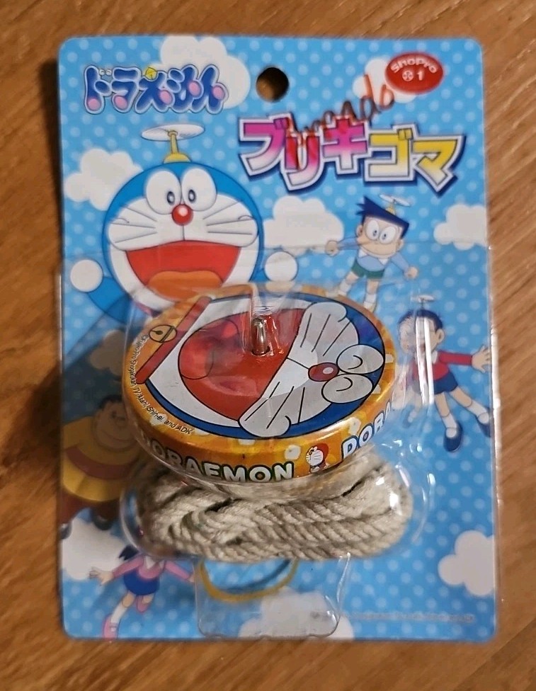 Doraemon Koma japanese toy official NEW toupie spinning top Japan vintage Rare!