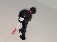 Ninja Kidz TV Stealth pink Ninja Figure 3.5″ Black Suit Toy – Ninja Kidz