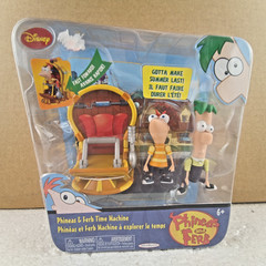 Phineas & Ferb Time Machine Playset Jakks Pacific Phineas Ferb NRFB Disney Toy