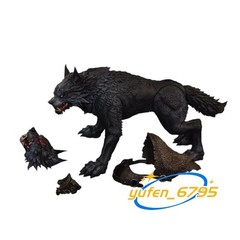 D20 Studio 1:12 Metal Blade Huge Wolf Mount Black C-Basic Version Model Figure