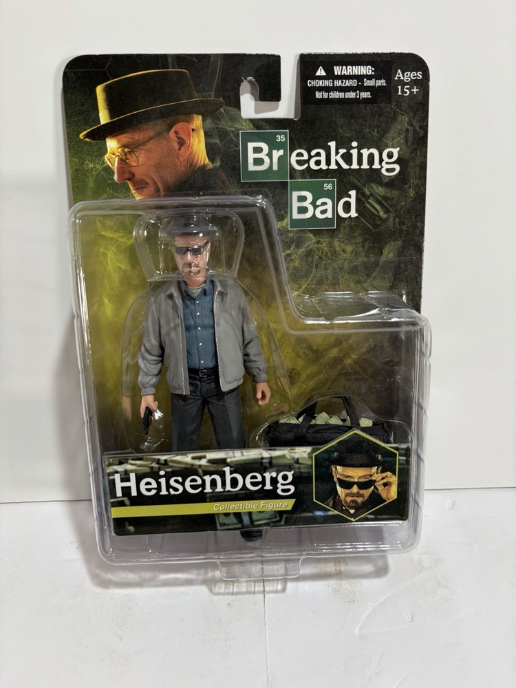 BREAKING BAD HEISENBERG COLLECTIBLE FIGURE MEZCO TOYZ 2013 6 1/2″ SEALED