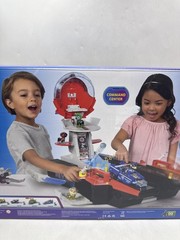 PAW PATROL: THE MIGHTY MOVIE AIRCRAFT CARRIER HQ CHASE ACTION FIGURE – BLUE