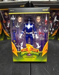Super7 ULTIMATES! Mighty Morphin Power Rangers Set of 11 White, Green, Red, Bulk