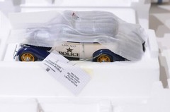 FRANKLIN MINT 1933 FORD DELUXE TUDOR CHICAGO POLICE CAR WITH TRAILER LIMITED EDI