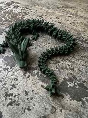 3D Printed Crystal Dragon Office Desktop Fish Tank Fidget Toys Stuffer Gift