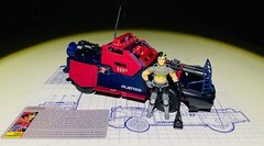 G.I. Joe 1986 Thunder Machine, Thrasher, Blueprint, File Card, 100% COMPLETE WOW
