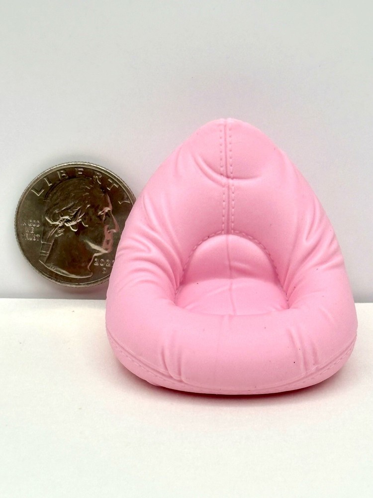 Rare Miniature Pink Bean Bag Chair Zuru Mini Brands Home Series 1