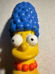 20th Century Fox The Simpsons Marge Plush/Plastic Figures LOT of 2 VTG 1990