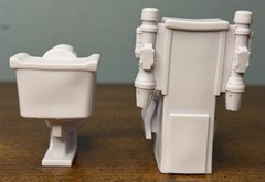 Skibidi Toilet Bonkers Toy Co LLC 2025 White Figures Set