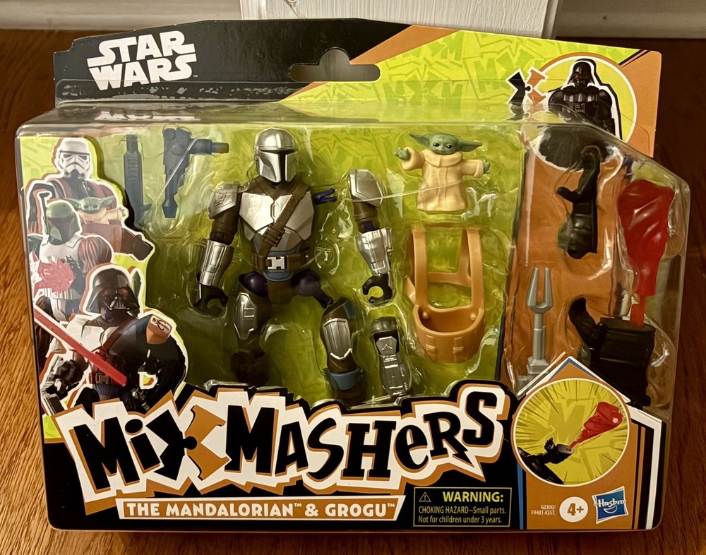 Mix Mashers Star Wars Mandalorian & Grogu Action Figure 2025 Hasbro -Free Ship