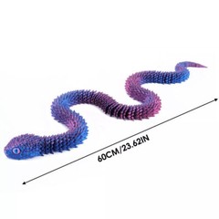 3D Printed Animals Snake Viper Snake Flexible Snake Fidget Toys Desk Decor Gifts