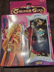 Vintage 1984 Galoob Golden Girl Vultura Evil Claw Action Figure #3011 w/ Box Acc