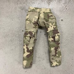 SU-CGSCAM-TAN: 1/12 Tan Camo Military Pants for 6″ Nota Mezco slim body