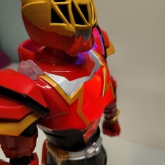 Power Rangers Dino Fury 12″ Figure Spiral Strike Red Ranger Lights Up Descript!