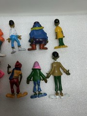 FAT ALBERT AND THE JUNKYARD GANG COSBY KIDS ACTION FIGURES. FULL SET OF 8