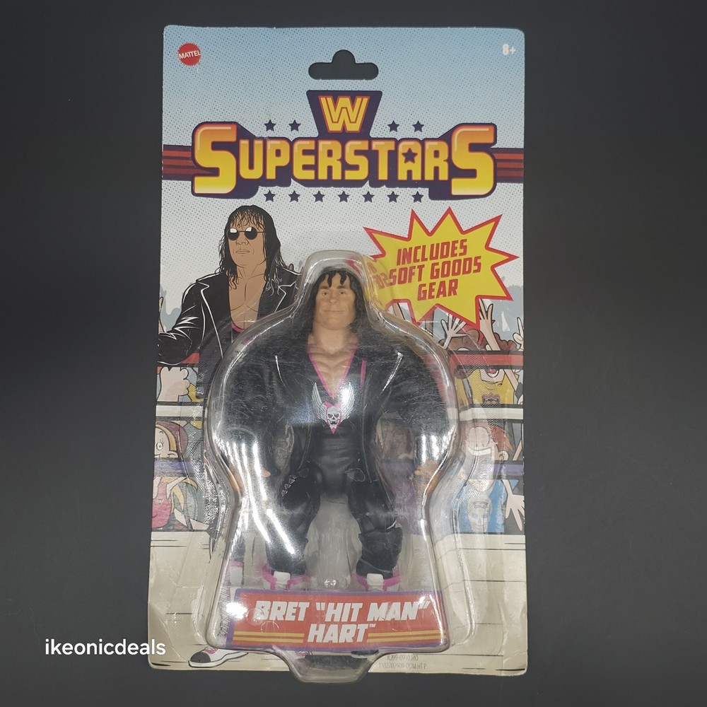 WWE Superstars Bret Hitman Hart Series 12 Wrestling Figure New Sealed See Photos