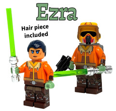 Rebels x6 custom figures – Ezra Hera Zeb Kanan Chopper Sabine – star wars lego