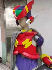 MegaMan Zero 1/1 Scale Red Zero Rockman Cosplay Set Wearable Custom Clothing Hot