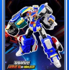 Metal Cardbot S Season 2 Blue Cop S Transforming Robot Police Car Toy Korea