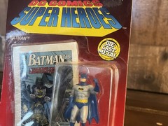 SEALED MOC 1990 DC Comics Super Hero- Batman DIE CAST Metal Figurine ERTL