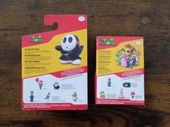 9-PK SHY GUY 4″ + 2.5″ Super Mario Nintendo Black Light Blue Green Red Yellow