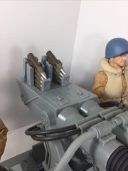 1/6 CUSTOM WW2 US NAVY BOFORS 40MM ANTI AIRCRAFT GUN BATTERY + 2 CUSTOM FGURES