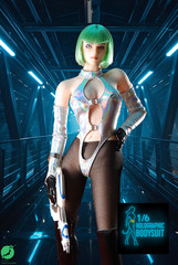 1/6 Holographic Bodysuit+Gloves Set for TBLeague/Phicen S07D S22 S18 bdsm