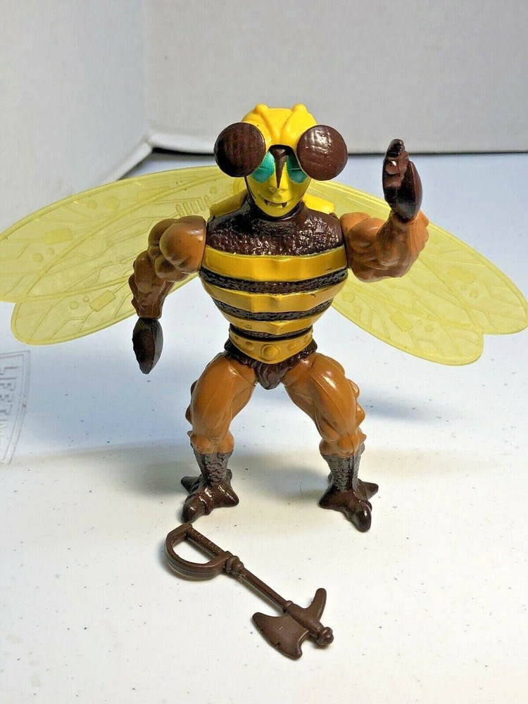 Vintage M.O.T.U 1984 Buzz Off 6″ Action Figure Complete