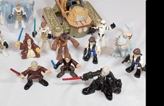 Lot Of 15 Star Wars Galactic Heroes Figures And Vehicle Mixed Years Taun Taun