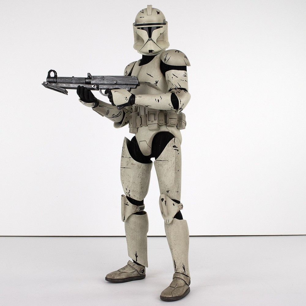 Sideshow Collectibles 1/6 Scale Star Wars Clone Trooper Deluxe Veteran Figure