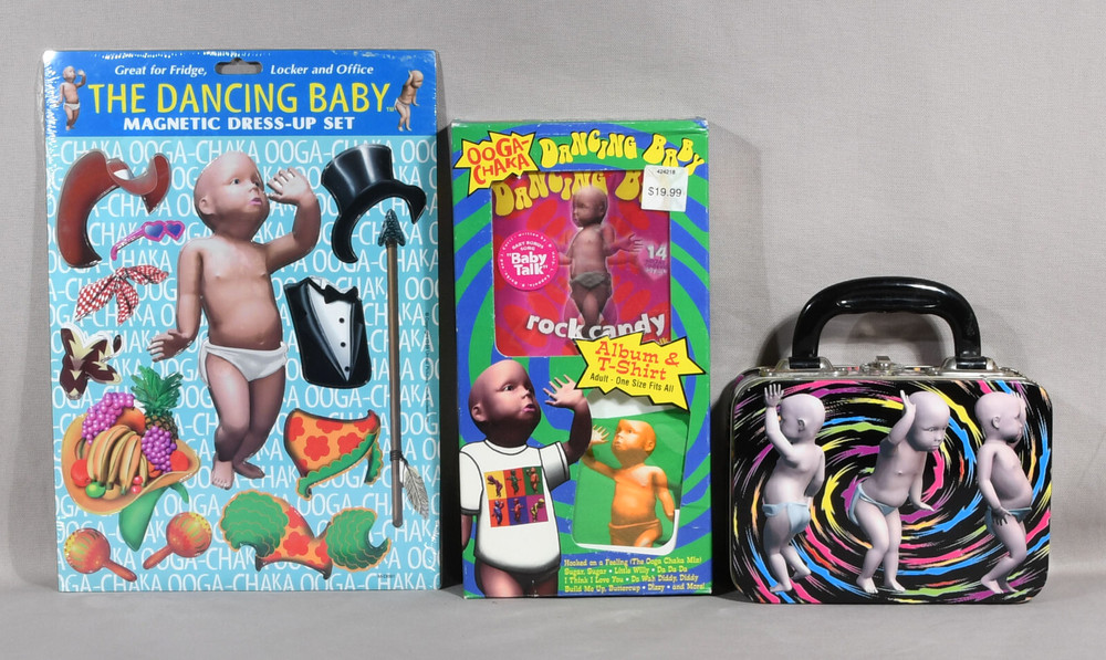 Ooga Chaka Dancing Baby – Magnetic Dress Up – T Shirt & CD – Metal Case