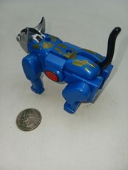Vintage KO Transformers V World Fighting Animal Wild Cat Bootleg Go-Bot COMPLETE