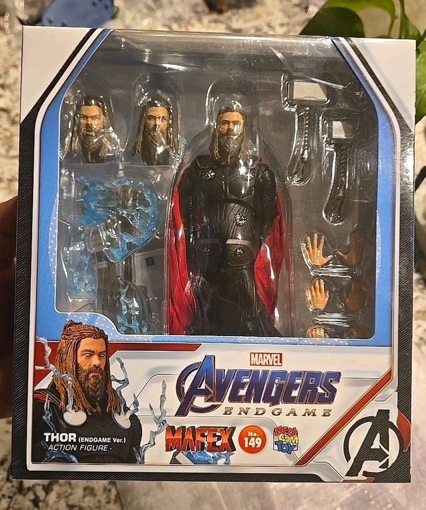MAFEX Avengers Endgame Thor No. 149 Medicom Authentic Opened Not Displayed