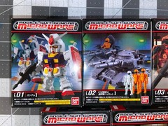 2019 Mobile Suit Gundam Micro Wars Wave Vol. 1 Complete Set All 5 Unopened MISB