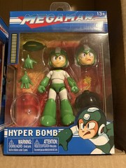 * JADA TOYS MEGA MAN , ELEC MAN , CUT MAN , ICE MAN , FIRE MAN HYPER BOMB NEW *