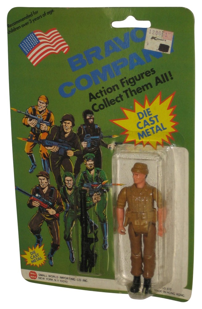 Bravo Company Die-Cast Metal Small World Military Army Action Figure