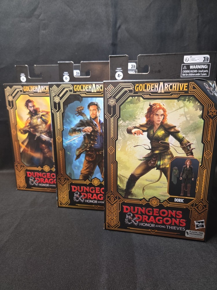 Hasbro Dungeons Dragons Honor Among Thieves Golden Archive 6” Figure Lot 3 New
