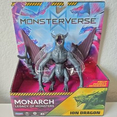 Playmates Toys Monsterverse Ion Dragon, Burning Godzilla, Titanus Scylla