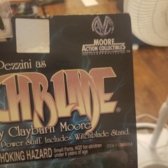 Witchblade Series 1 Brand New Clayburn Moore Signed 1998 Top Cow Action Figure