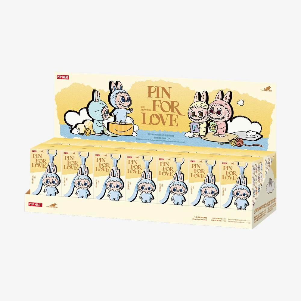 The Monsters Pin For Love Series-Vinyl Plush Pendant Blind Box (A-M) Hot Cute