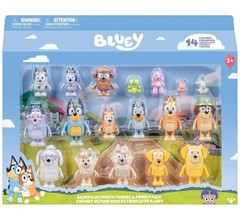 Bluey’s Ultimate Friends & Family Neighborhood Mini 14- Figure Gift Pack NIB