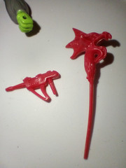 Defenders of the Earth MING the Merciless 1985 Galoob w/ Cape Gun Broken Staff