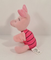 1998 Piglet 5″ McDonald’s EUROPE Plush Action Figure Disney Winnie The Pooh