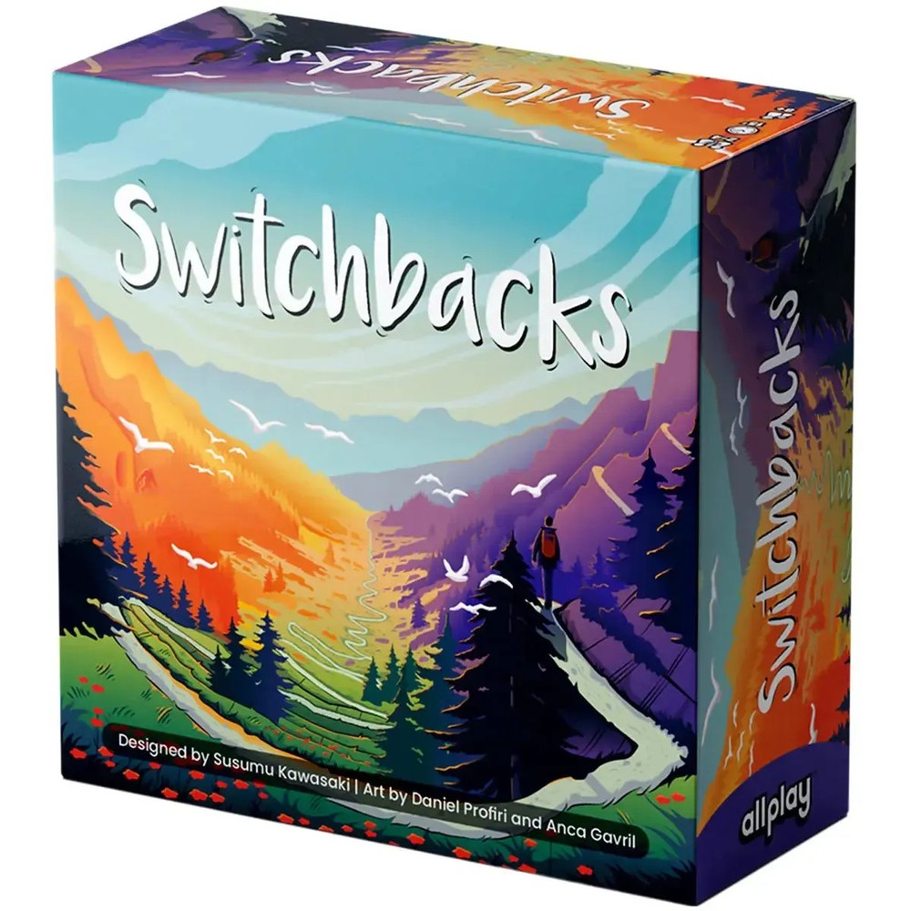 Switchbacks – Tile Placement Hiking Board Game for Family, Adults, and Children