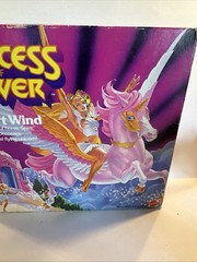 Vintage 1984 Princess Of Power Swift Wind Unicorn With Box & Doll