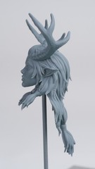 Fantasy D&D Mythic Legions Elaria Oakshade Head v3 1:12 Resin 3d Print