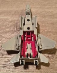 Vintage 1984 GOBOT Dynabot Motorized Military JEEP Red Charger F-15 Fighter Jet